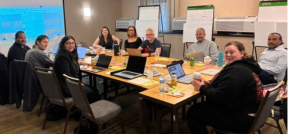 Union Officers at the Union Retreat